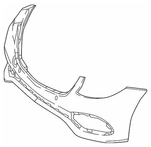 Бампер Передний / Trim Bumper MERCEDES-BENZ арт. A21388501389999