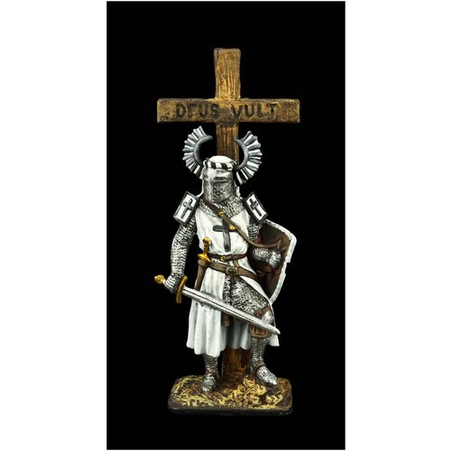 Оловянный солдатик SDS: Рыцарь-крестоносец, XIII в. оловянный солдатик sds германский рыцарь xii xiii вв