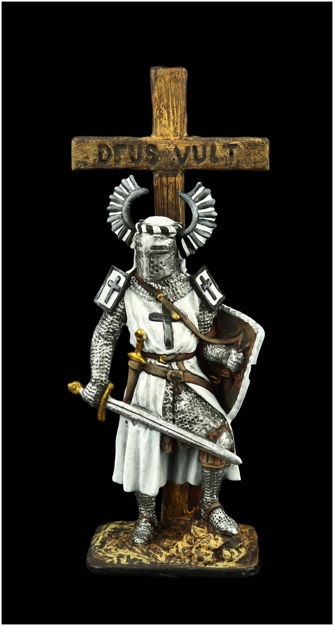Оловянный солдатик SDS: Рыцарь-крестоносец, XIII в.