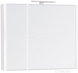 Зеркало-шкаф Roca Etna 80 белый глянец LED