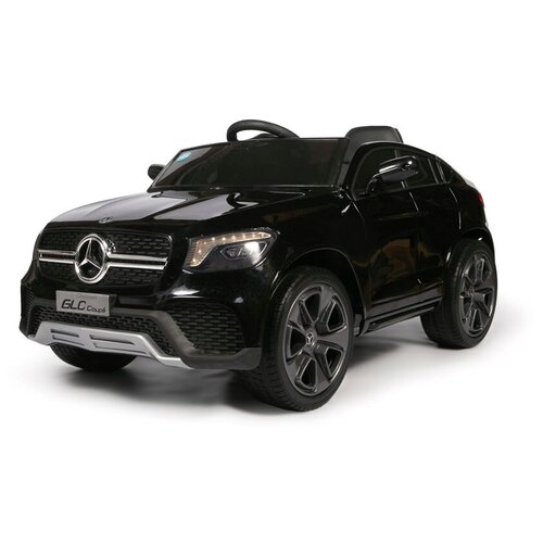 Электромобиль детский КНР Mercedes-Benz GLC COUPE, EVA колеса, кожаное сидение, цвет черный
