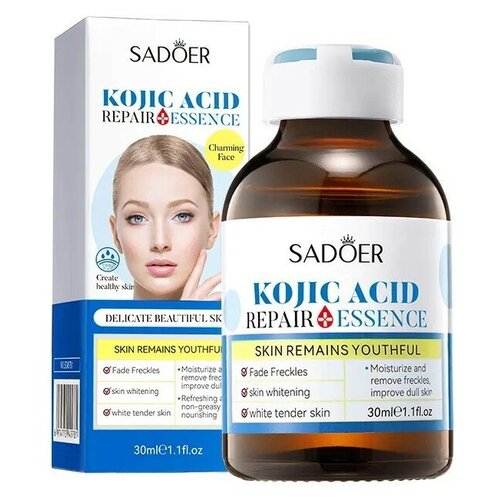 kojic acid Сыворотка для лица SADOER Kojic Acid с койевой кислотой, 30 мл