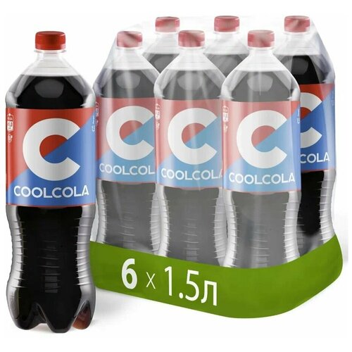 Газированный напиток Очаково Cool Cola(Кул Кола), 6 штук по 1,5 л