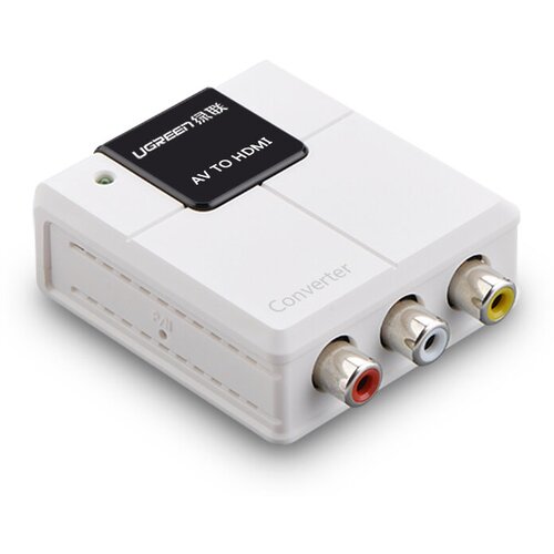 Конвертер UGREEN (40225) AV to HDMI Converter. Цвет: белый