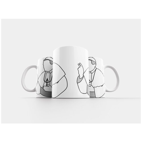 фото Кружка "священник, церковь, католический" 320 мл lotsprints