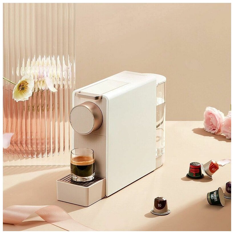 Кофемашина Xiaomi Scishare Capsule Coffee Machine Mini S1201 Gold - фотография № 3