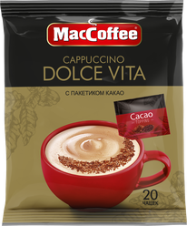 Кофейный напиток MacCoffee Капучино Dolce Vita 24г, 20шт