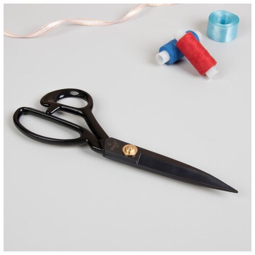 Ножницы портновские, 9'', 23,5 см, цвет чёрный