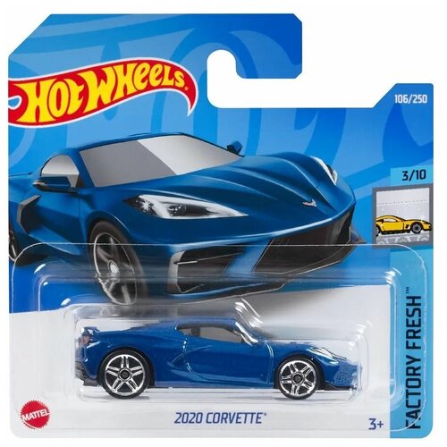 Hot Wheels Машинка базовой коллекции 2020 CORVETTE синий C4982/HCW39