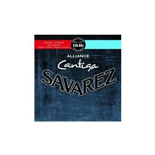 Savarez 510 ARJ - струны для классической гитары 510arjp alliance cantiga red blue premium струны