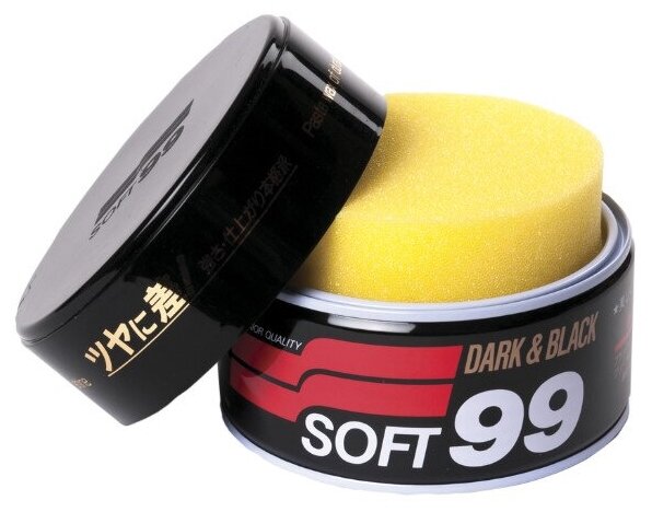 Полироль для кузова защитный Soft99 Soft Wax для темных 300 гр арт. 00010/10140