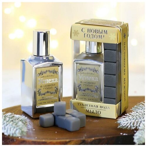 Купить Набор: парфюм 100 мл и мыло камни Виски С Новым годом , Royal Garden