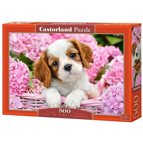 castor land пазл 180 щенок в цветах в1 018185 castor land Castor Land Пазл Щенок в цветах 500 элементов