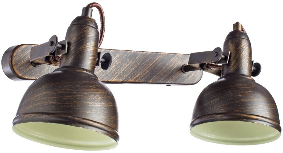 Светильник спот Arte Lamp MARTIN A5213AP-2BR, E14, 80Вт, кол-во ламп:2шт, Бронза