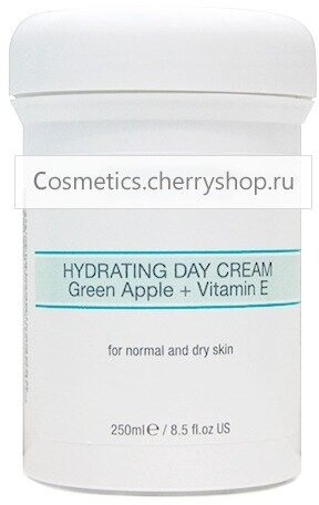 Christina Hydrating Day Cream Green Apple + Vitamin E (Увлажняющий дневной крем для нормальной и сухой кожи), 250 мл