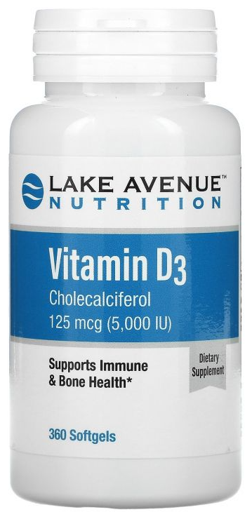 Капсулы Lake Avenue Vitamin D3