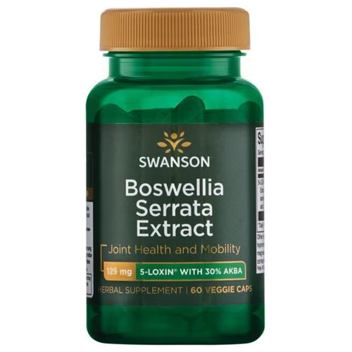 Swanson Boswellia Serrata Extract (экстракт босвеллии зубчатой) 125 мг 60 вег капсул (Swanson)