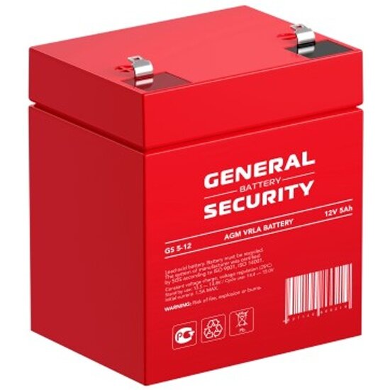 Аккумулятор General Security GS5-12 F2