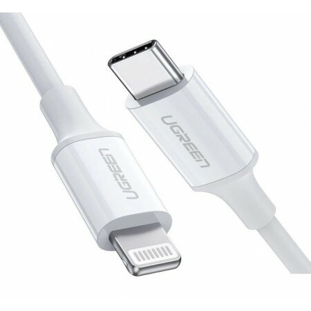 Кабель Ugreen US171 USB Type-C - Lightning (2 м, белый)