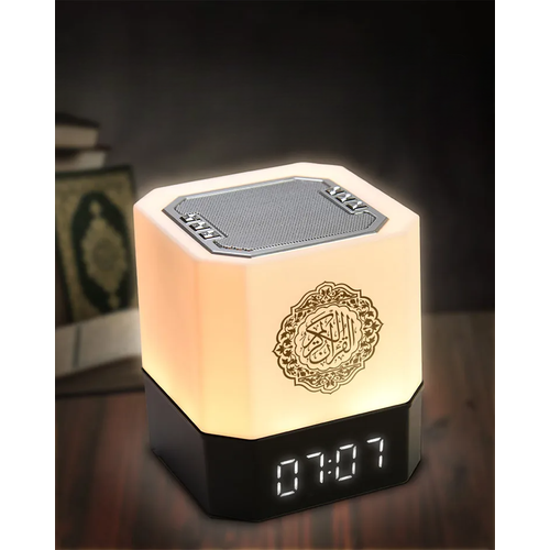 Светильник настольный куб читающий Коран с переводом на 16 языков ночник белый 287700₽