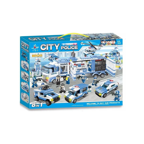 Конструктор полицейский участок 8 в 1, аналог LEGO