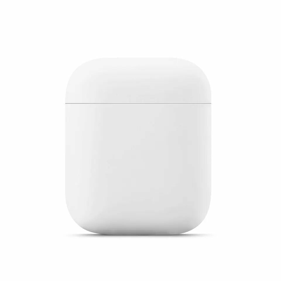 Чехол силиконовый Case Protection для Airpods 1/2, белый (8)