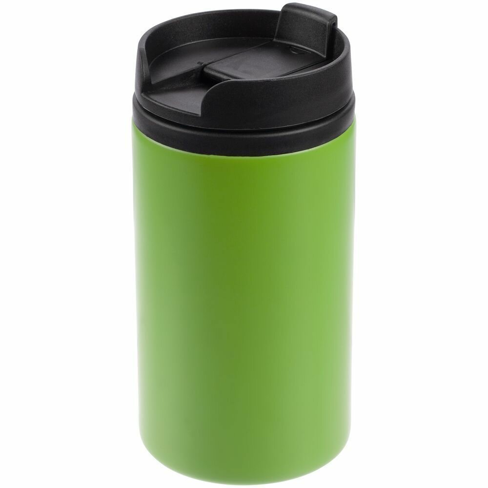 Термостакан термокружка для кофе чая с крышкой автомобильная металлическая походная кружка Canella, зеленое яблоко