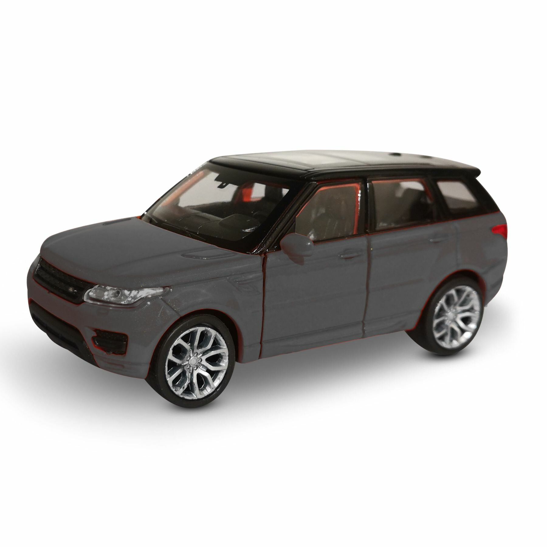 Машинка WELLY LAND ROVER RANGE ROVER SPORT Серый / модель машины 1:38 с пружинным механизмом