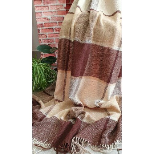 Плед из новозеландской шерсти (21.11) 140х200