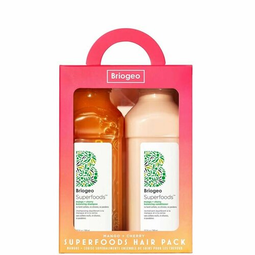 Набор для волос: шампунь + кондиционер Briogeo Superfood Mango + Cherry