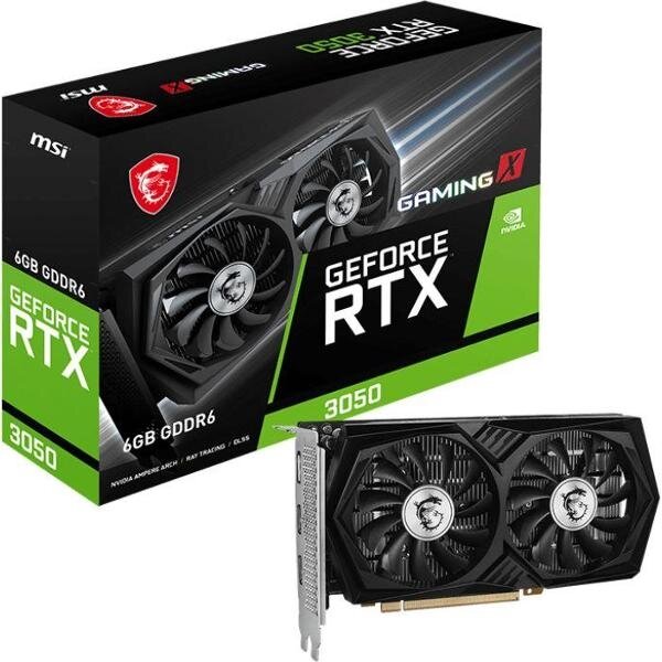 Видеокарта MSI NVIDIA GeForce RTX 3050 GAMING X 6G