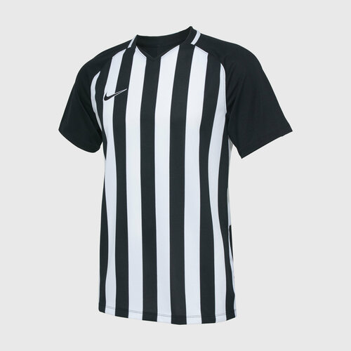 Футболка NIKE Nike Striped Division III SS, размер M, черный, белый