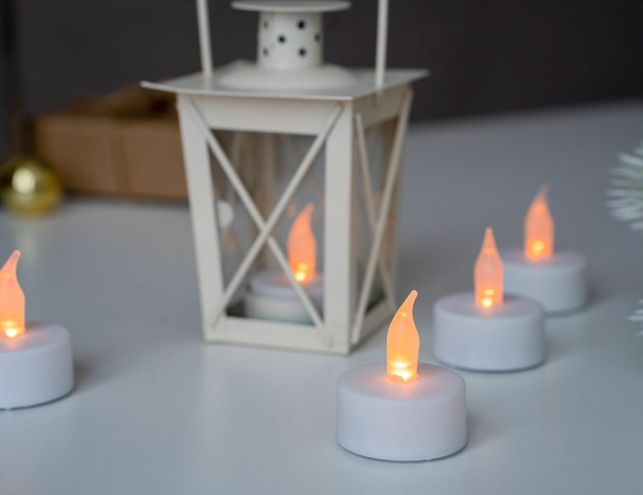 фото Koopman Чайная светодиодная свеча Classic в коробке 4 см, 24 шт, на батарейках MC5990200