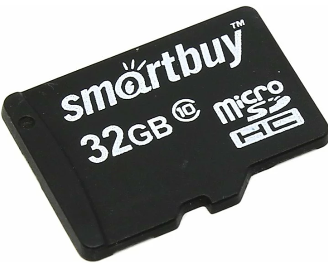 Карта памяти MicroSD 32 Гб / SD карта Smartbuy 32GB Class 10 SDHC (без адаптера) SB32GBSDCL10-00LE — фото 1