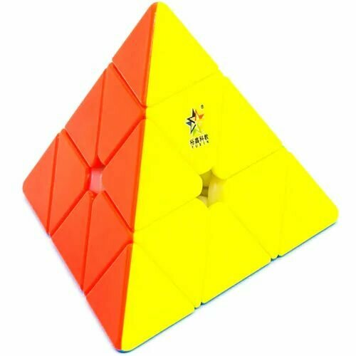 Пирамидка Рубика YuXin Pyraminx HuangLong M / Игра головоломка пирамидка qiyi mofangge x man bell pyraminx v2 magnetic черный