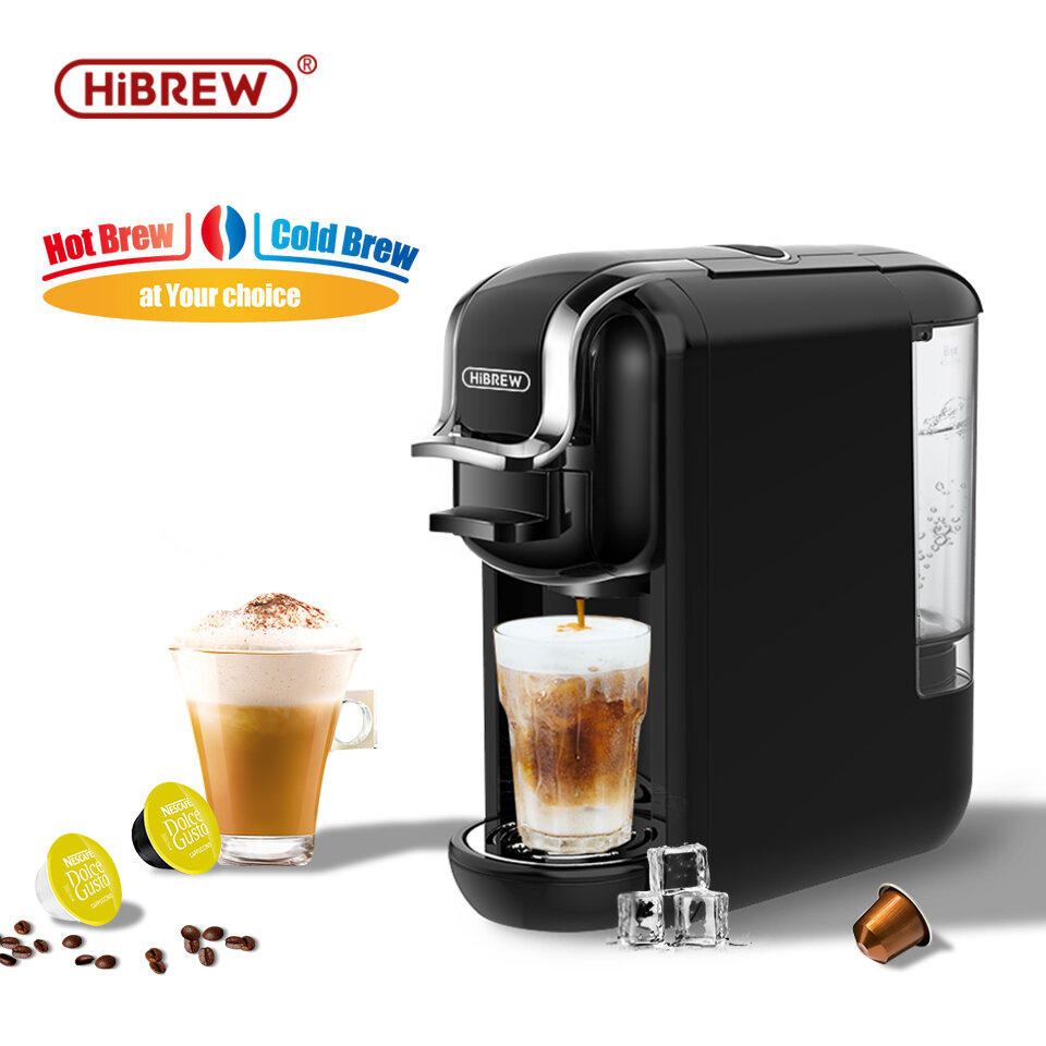 Капсульная кофемашина, Hibrew H2A черныйсовместимый Капсулы Nespresso - фотография № 2