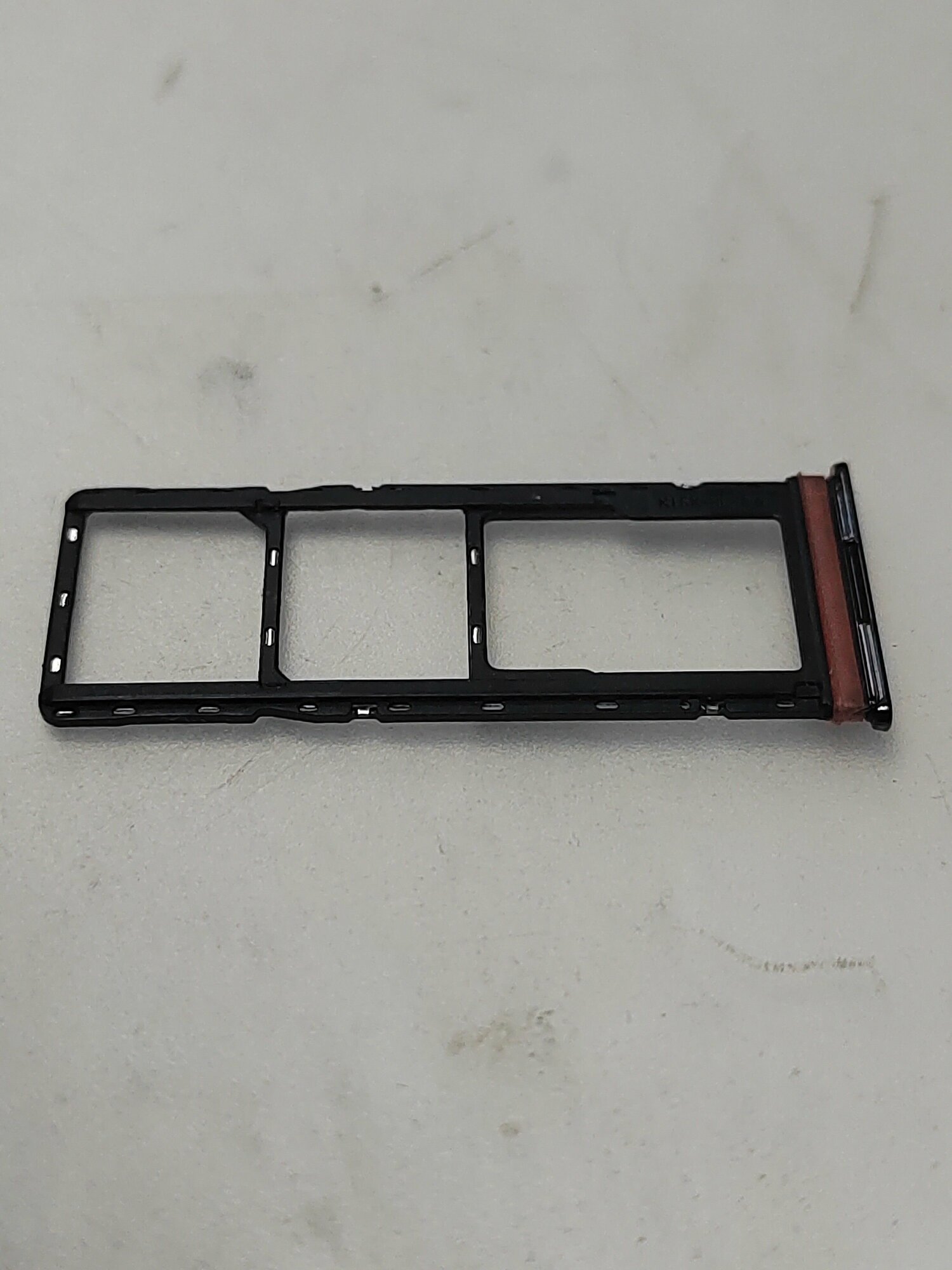 Сим лоток для tecno spark 10c черный — фото 1