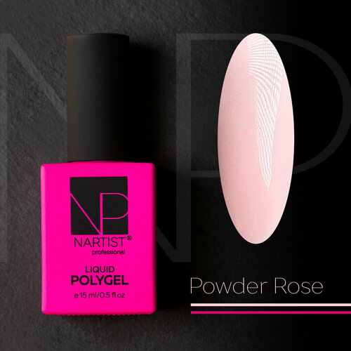 Nartist Polygel Liquid POWDER ROSE 15 ml