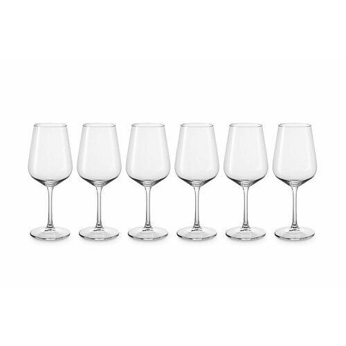 Набор бокалов для красного вина 490 мл, Стекло, 6 шт