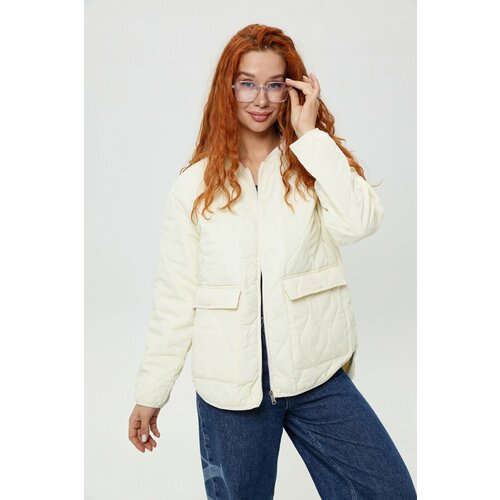 Куртка Натали, размер 54, белый куртка гота демисезонная 44 размер