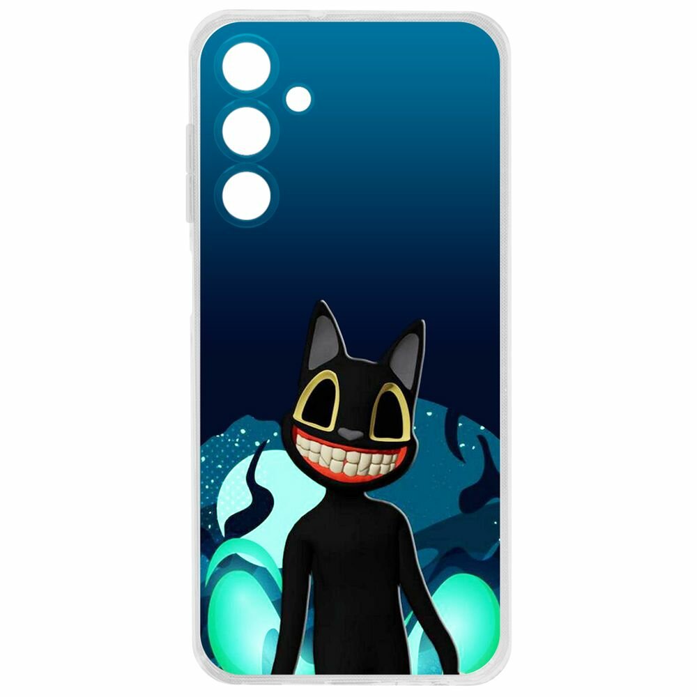 Чехол-накладка Krutoff Clear Case Хаги Ваги - Картун Кэт для Samsung Galaxy A25 5G (A256)