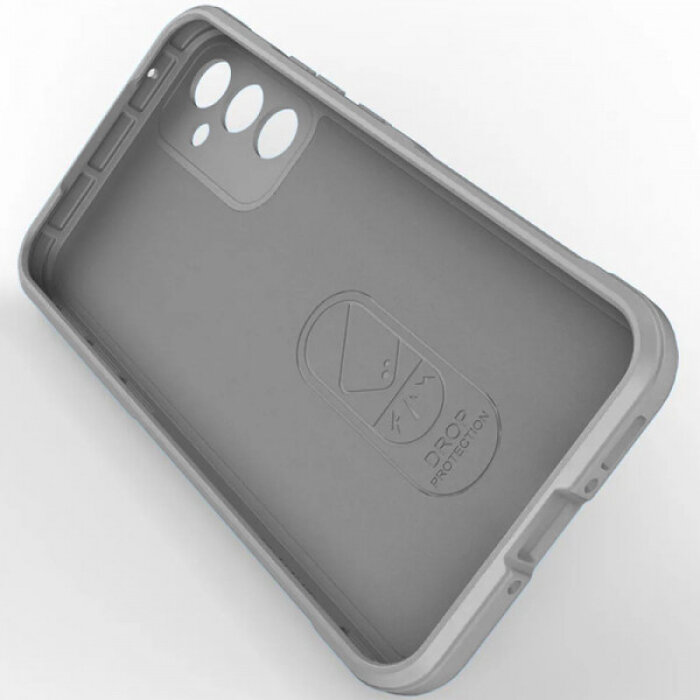 Flex Silicone Противоударный чехол для Samsung Galaxy A34 с защитой камеры и микрофиброй — фото 1