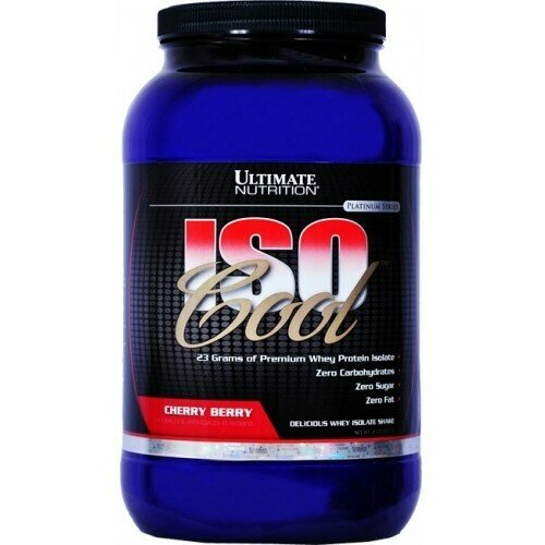 Ultimate Nutrition Iso Cool 920 гр. вкус: Яблоко