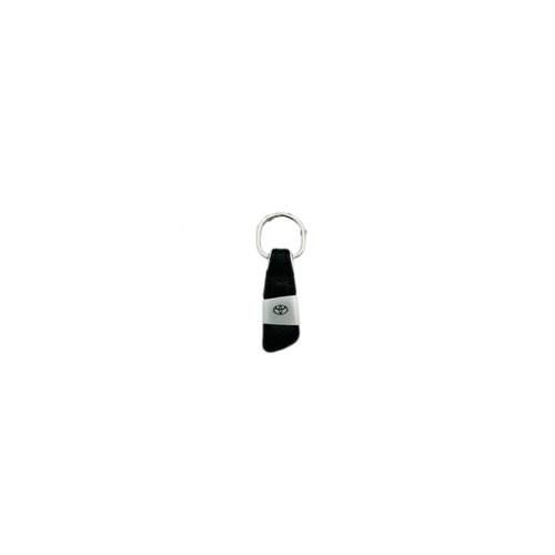 фото Брелок mgs-tuning брелок язычок на ключ toyota, гладкая фактура, toyota, черный, серебряный