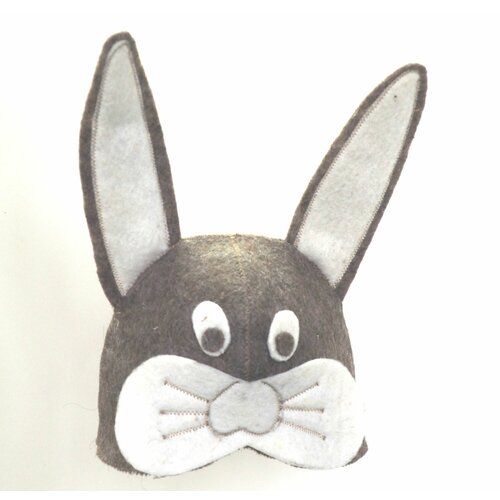 Шапка для бани и сауны войлочная черный водяной кролик Символ 2023г шапка для бани и сауны войлочная черный водяной кролик символ 2023г