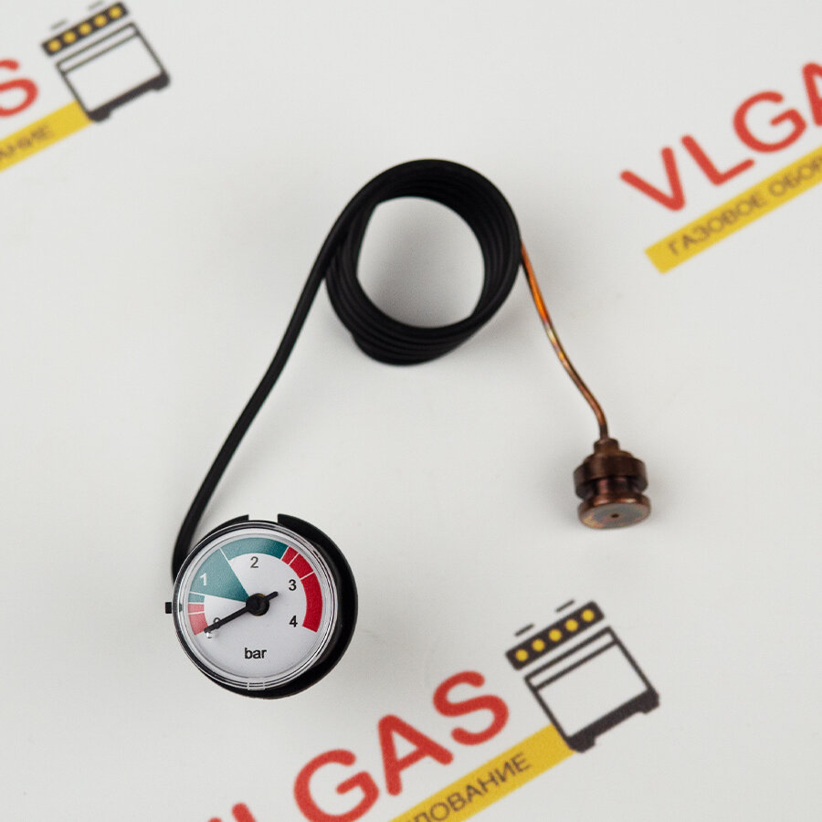 фото Манометр для газового котла Baxi Main 5 14, 18, 24 F (указатель давления теплоносителя Бакси)