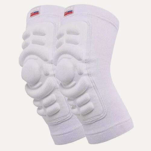 Изображение товара Налокотники Force Shield, для футбола/волейбола/баскетбола, губчатые, нейлон, белые, 100 шт