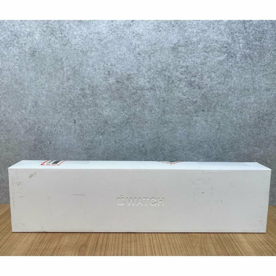 Apple Watch 6 GPS + Cellular, 44 мм, сталь серебристого цвета, спортивный ремешок белый