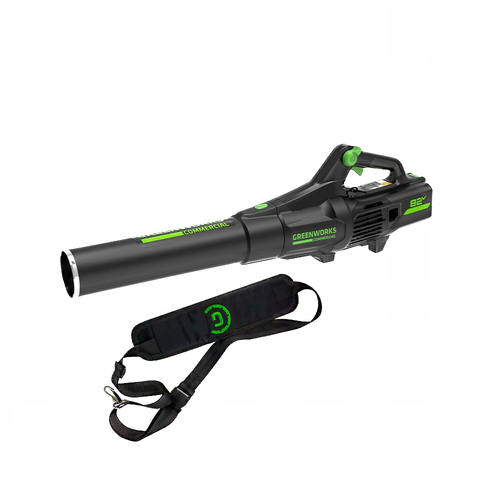 Аккумуляторный воздуходув Greenworks GD82ABII 2407007 зеленый, черный