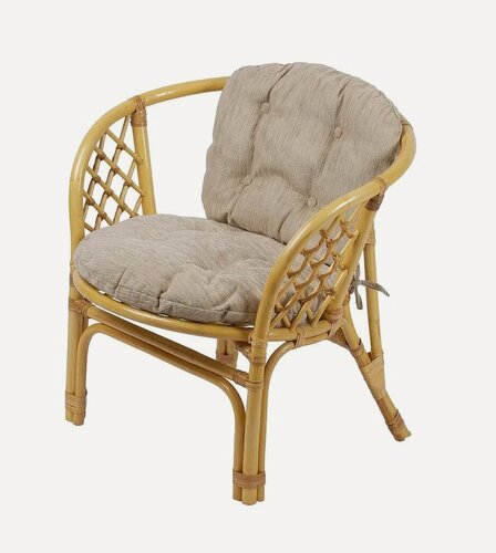 Изображение товара Кресло из натурального ротанга с подушкой Багама, цвет мед